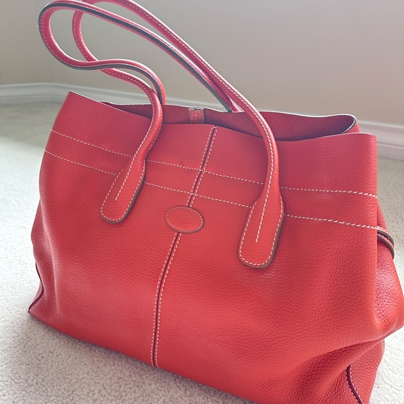 Tod's D-Bag 2005 Red/Orange - Picture 1 of 10